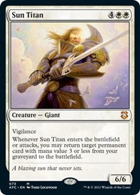 Sun Titan (73) [Commander: Adventures in the Forgotten Realms]