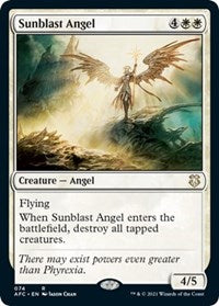 Sunblast Angel (74) [Commander: Adventures in the Forgotten Realms]