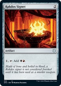 Rakdos Signet (214) [Commander: Adventures in the Forgotten Realms]