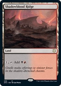 Shadowblood Ridge (259) [Commander: Adventures in the Forgotten Realms]