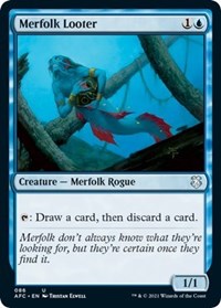 Merfolk Looter (86) [Commander: Adventures in the Forgotten Realms]