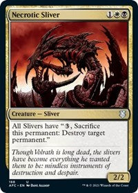 Necrotic Sliver (188) [Commander: Adventures in the Forgotten Realms]