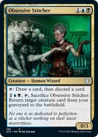 Obsessive Stitcher (189) [Commander: Adventures in the Forgotten Realms]