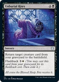 Unburial Rites (111) [Commander: Adventures in the Forgotten Realms]