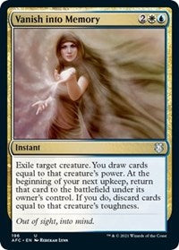 Vanish into Memory (196) [Commander: Adventures in the Forgotten Realms]