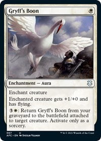 Gryff's Boon (67) [Commander: Adventures in the Forgotten Realms]