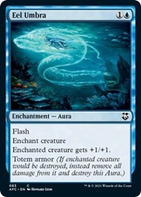 Eel Umbra (83) [Commander: Adventures in the Forgotten Realms]
