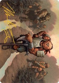Hobgoblin Bandit Lord Art Card (Gold-Stamped Signature) (30) [Art Series: Adventures in the Forgotten Realms]