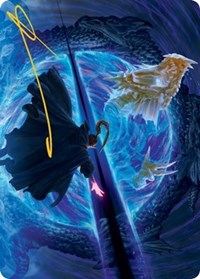 Bar the Gate Art Card (Gold-Stamped Signature) (45) [Art Series: Adventures in the Forgotten Realms]