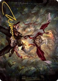 Delina, Wild Mage Art Card (Gold-Stamped Signature) (31) [Art Series: Adventures in the Forgotten Realms]