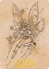 Pixie Guide (Showcase) Art Card (Gold-Stamped Signature) (78) [Art Series: Adventures in the Forgotten Realms]