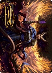 Farideh, Devil's Chosen Art Card (Gold-Stamped Signature) (32) [Art Series: Adventures in the Forgotten Realms]