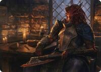 Jaded Sell-Sword Art Card (47) [Art Series: Adventures in the Forgotten Realms]