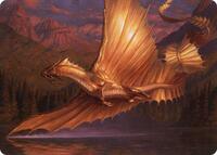 Adult Gold Dragon Art Card (58) [Art Series: Adventures in the Forgotten Realms]
