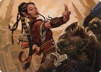 Half-Elf Monk Art Card (28) [Art Series: Adventures in the Forgotten Realms]