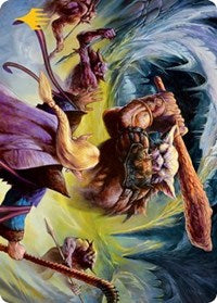 Den of the Bugbear (34/81) Art Card (Gold-Stamped) (34) [Art Series: Adventures in the Forgotten Realms]
