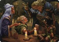 You Meet in a Tavern Art Card (49) [Art Series: Adventures in the Forgotten Realms]