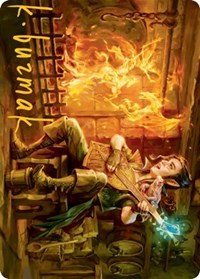 Wish Art Card (Gold-Stamped Signature) (50) [Art Series: Adventures in the Forgotten Realms]