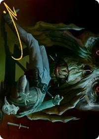 Power Word Kill Art Card (Gold-Stamped Signature) (35) [Art Series: Adventures in the Forgotten Realms]