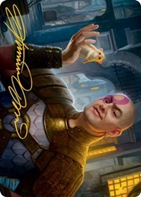 Minsc, Beloved Ranger Art Card (Gold-Stamped Signature) (33) [Art Series: Adventures in the Forgotten Realms]
