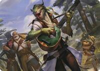 Wandering Troubadour Art Card (64) [Art Series: Adventures in the Forgotten Realms]