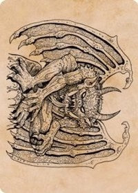 Cloister Gargoyle (Showcase) Art Card (65) [Art Series: Adventures in the Forgotten Realms]