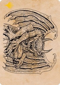 Cloister Gargoyle (Showcase) Art Card (Gold-Stamped) (65) [Art Series: Adventures in the Forgotten Realms]