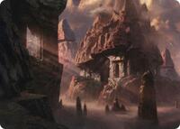 Mountain (62/81) Art Card (62) [Art Series: Adventures in the Forgotten Realms]