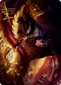 Hoard Robber Art Card (Gold-Stamped Signature) (41) [Art Series: Adventures in the Forgotten Realms]