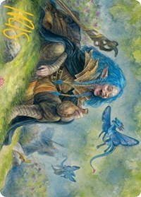 Feywild Trickster Art Card (Gold-Stamped Signature) (70) [Art Series: Adventures in the Forgotten Realms]