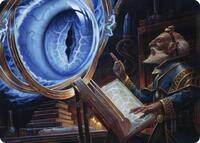 Contact Other Plane Art Card (37) [Art Series: Adventures in the Forgotten Realms]