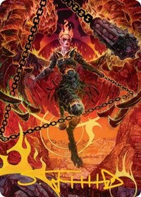 Zariel, Archduke of Avernus Art Card (Gold-Stamped Signature) (77) [Art Series: Adventures in the Forgotten Realms]