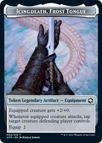 Icingdeath, Frost Tongue Token (2) [Adventures in the Forgotten Realms]