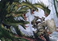 Lair of the Hydra Art Card (67) [Art Series: Adventures in the Forgotten Realms]