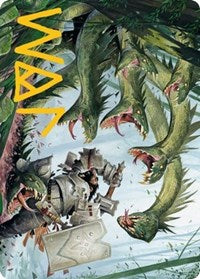 Lair of the Hydra Art Card (Gold-Stamped Signature) (67) [Art Series: Adventures in the Forgotten Realms]