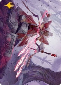 Magic Missile Art Card (Gold-Stamped) (48) [Art Series: Adventures in the Forgotten Realms]