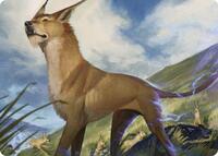 Blink Dog Art Card (20) [Art Series: Adventures in the Forgotten Realms]