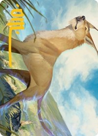 Blink Dog Art Card (Gold-Stamped Signature) (20) [Art Series: Adventures in the Forgotten Realms]
