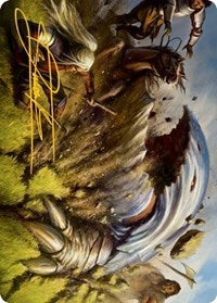 Bulette Art Card (Gold-Stamped Signature) (16) [Art Series: Adventures in the Forgotten Realms]