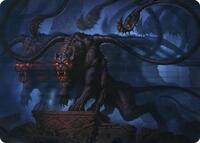 Displacer Beast Art Card (8) [Art Series: Adventures in the Forgotten Realms]