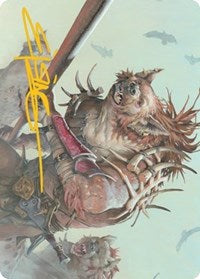 Gnoll Art Card (Gold-Stamped Signature) (11) [Art Series: Adventures in the Forgotten Realms]