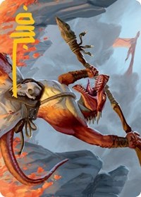 Kobold Art Card (Gold-Stamped Signature) (22) [Art Series: Adventures in the Forgotten Realms]