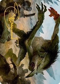 Troll Art Card (Gold-Stamped Signature) (21) [Art Series: Adventures in the Forgotten Realms]
