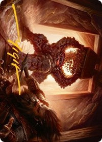 Xorn Art Card (Gold-Stamped Signature) (23) [Art Series: Adventures in the Forgotten Realms]