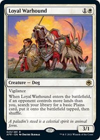 Loyal Warhound (23) [Promo Pack: Adventures in the Forgotten Realms]