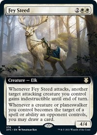 Fey Steed (Extended Art) (274) [Commander: Adventures in the Forgotten Realms]