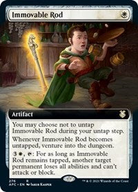 Immovable Rod (Extended Art) (276) [Commander: Adventures in the Forgotten Realms]