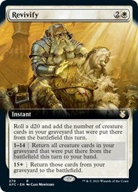 Revivify (Extended Art) (279) [Commander: Adventures in the Forgotten Realms]