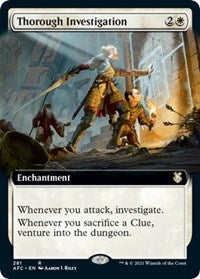 Thorough Investigation (Extended Art) (281) [Commander: Adventures in the Forgotten Realms]