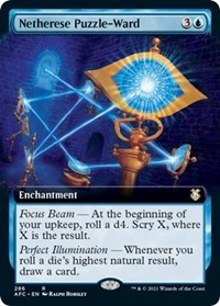 Netherese Puzzle-Ward (Extended Art) (286) [Commander: Adventures in the Forgotten Realms]